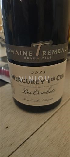 Burgundsko Nespecifikováno Premier Cru Domaine Trémeaux Les Crèchots 2023