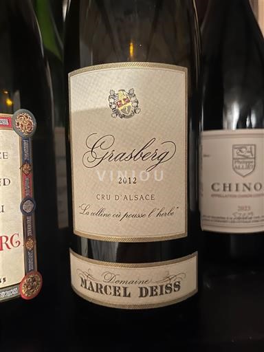 Alsasko Alsasko Grand Cru Grand Cru Domaine Marcel Deiss Grasberg 2012