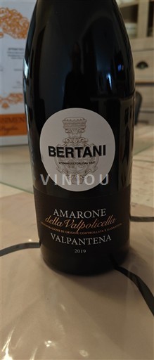 Veneto Amarone della Valpolicella Bertani Valpantena 2019