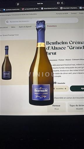 Alsace Crémant d'Alsace Bestheim Grand Prestige 2017