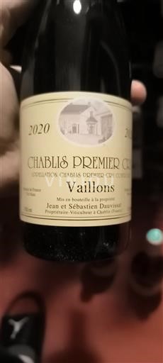 Burgundsko Chablis Premier Cru Jean et Sébastien Dauvissat Vaillons 2020