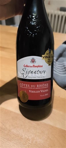 Údolí Rhôny Côtes-du-Rhône Cellier des Dauphins Signature Vieilles Vignes 2023