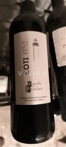 Aquitaine en Charentes Charentais Vignoble Pradère Le Coti One 2023