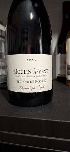 Beaujolais Moulin-à-vent Dominique Morel Terroir de Passion 2020