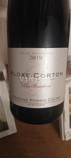 Borgonha Aloxe-Corton Domaine Perrin Céline Les Boutières 2019