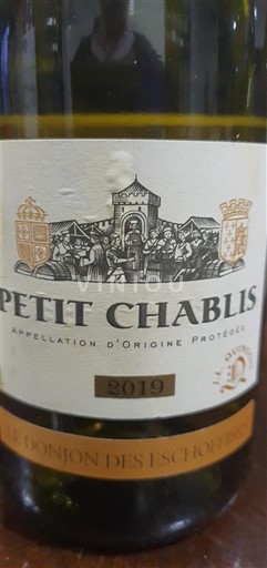 Burgundi Petit-chablis Le Donjon des Escholiers 2019