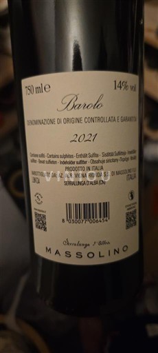 Piemonte Barolo Massolino 2021