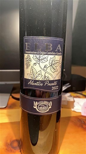 Toscana Elba Montefabbrello Aleatico Passito 2022
