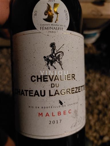 Sud-Ouest Cahors Château Lagrezette Chevalier 2017