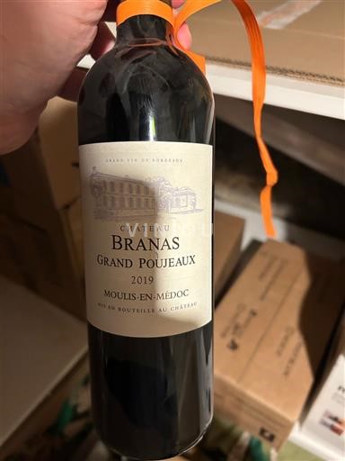Bordeaux Moulis-en-Médoc Château Branas Grand Poujeaux 2019