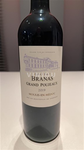Bordeaux Moulis-en-Médoc Château Branas Grand Poujeaux 2019