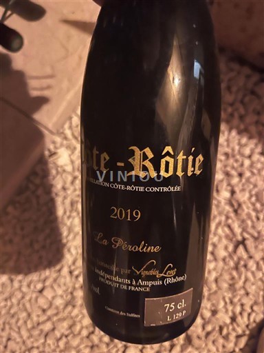 Vallée du Rhône Côte-rôtie Vignobles Levet La Péroline 2019