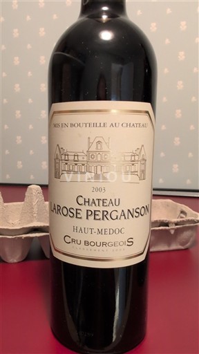 Bordeaux Haut-Médoc Cru Bourgeois Château Larose Perganson 2003