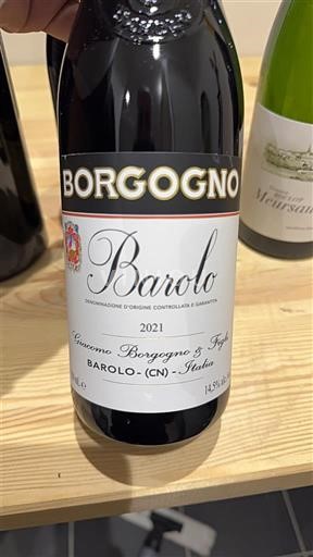 Piemont Barolo Borgogno 2021