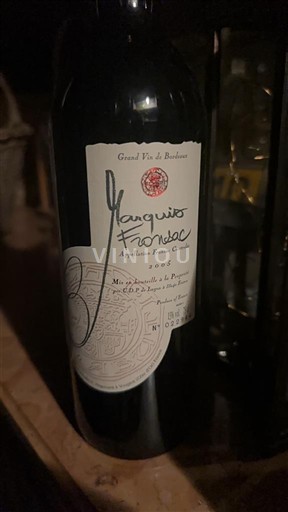 Bordeaux Francs-côtes-de-bordeaux Marquis de Frandes 2005