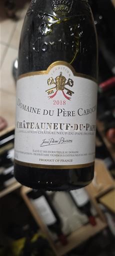 Rona dolina Châteauneuf-du-Pape Domaine Père Caboche 2018