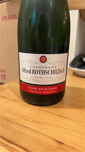 Šampanja Šampanjec Alfred Rothschild & Cie Excellence Grande Réserve Neleten.