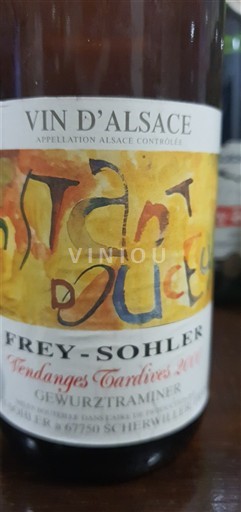Alsace Vendanges Tardives Frey-Sohler Instant Douceur 2011