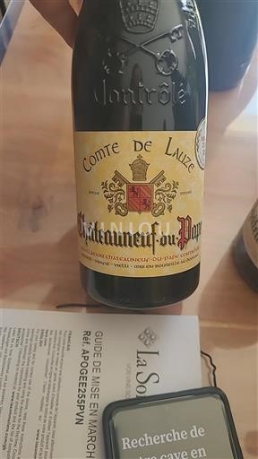 Valle del Ródano Châteauneuf-du-Pape. Comte de Lauze 2018