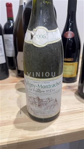 Bourgogne Puligny-montrachet Premier Cru Domaine La Vougeraie La Truffière 1er Cru 2006