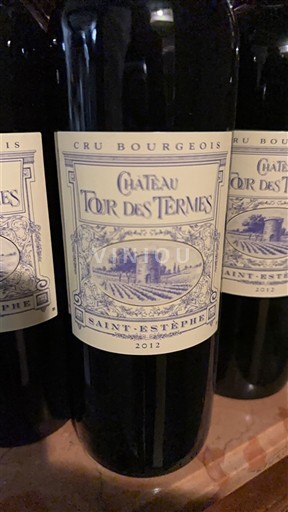 Bordeaux Saint-Estèphe Cru Bourgeois Château Tour des Termes 2012