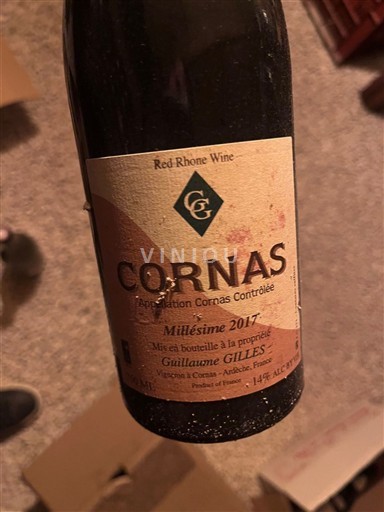 Vallée du Rhône Cornas Guillaume Gilles 2017