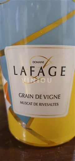 Roussillon Muscat de Rivesaltes Domaine Lafage Grain de Vigne Ikke årgangsbestemt