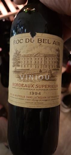 Bordeaux Bordeaux Supérieur Roc du Bel Air 1994