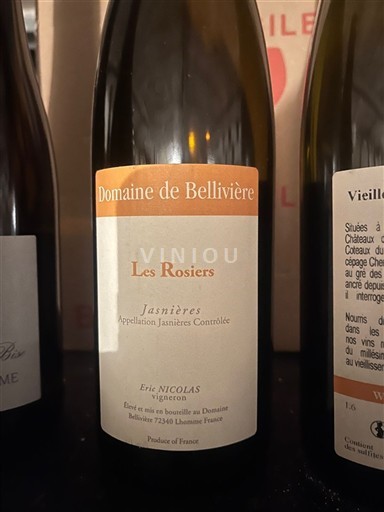 Loire Valley Jasnières Domaine Bellivière Les Rosiers 2017