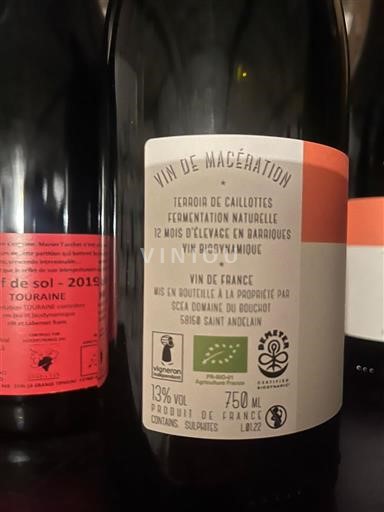 Loiren laakso Määrittelemätön Domaine Bouchot Vin de Macération 2022