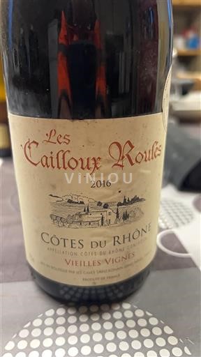 Valea Ronului Côtes-du-Rhône Les Cailloux Roulés Vieilles Vignes 2016