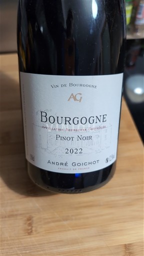 Burgundy André Goichot Pinot Noir 2022