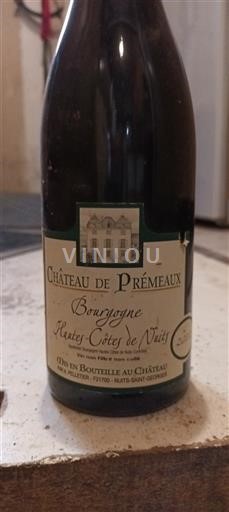 Bourgondië Hautes Côtes de Nuits Château Prémaux 2016