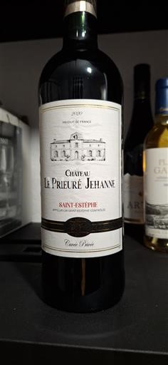 Vinos Rouge sec Cuvée Privée Château Le Prieuré Jehanne 2020 Francia Burdeos Saint-Estèphe AOC