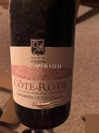 Vallée du Rhône Côte-rôtie Gerin Champin Le Seigneur 2020