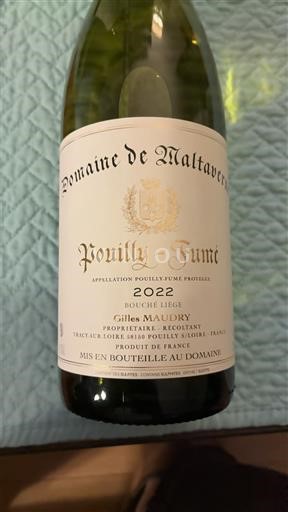 Loiretal Pouilly Fumé Domaine Maltaverne 2022