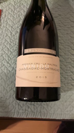 Bourgogne Chassagne-montrachet Premier Cru Bruno Colin Premier Cru - La Maltroie 2015