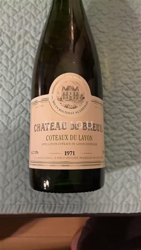 Valle del Loira Coteaux-du-Layon Château Breuil 1971