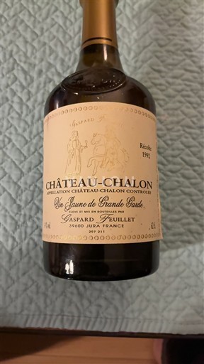 Jura Château-Chalon Gaspard Feuillet Vin Jaune de Grande Garde 1992