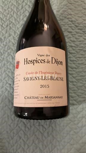 Bourgondië Savigny-lès-Beaune Hospices de Dijon de l'Ingénieur Darcy 2015