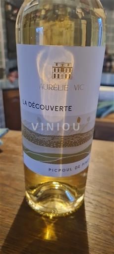 Languedoc Picpoul-de-pinet Aurélie Vic La Découverte 2024
