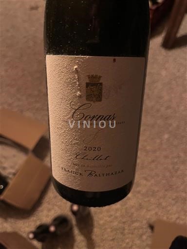 Rhônedalen Cornas Franck Balthazar Chaillot 2020