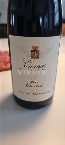 Rhônetal Cornas Franck Balthazar Chaillot 2020