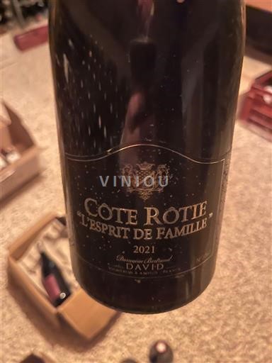 Vallée du Rhône Côte-rôtie David L'Esprit de Famille 2021