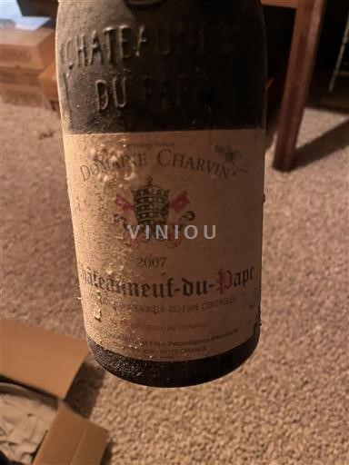 Rhône-dalen Châteauneuf-du-Pape Domaine Charvin 2007
