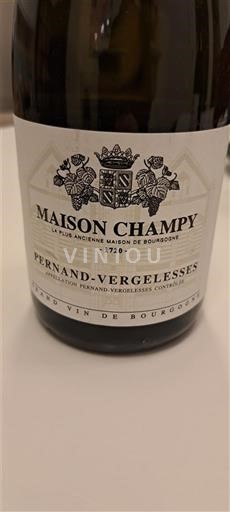 Bourgogne Pernand-vergelesses Maison Champy 2023