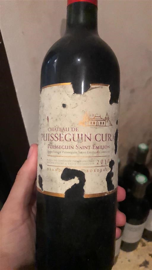 Bordeaux Puisseguin-saint-émilion Château Puisseguin Curat 2010