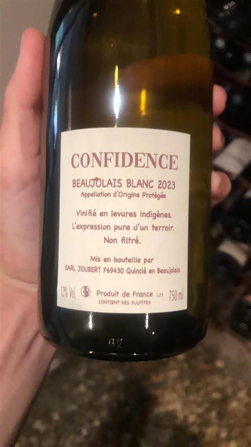 Beaujolais Non specificato Confidence 2023