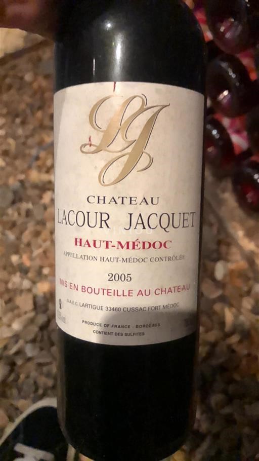 Bordeaux Haut-Médoc Château Lacour Jacquet 2005