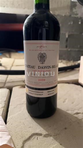 Bordo Haut-Médoc Cru Bourgeois Dasvin Bel air 2009